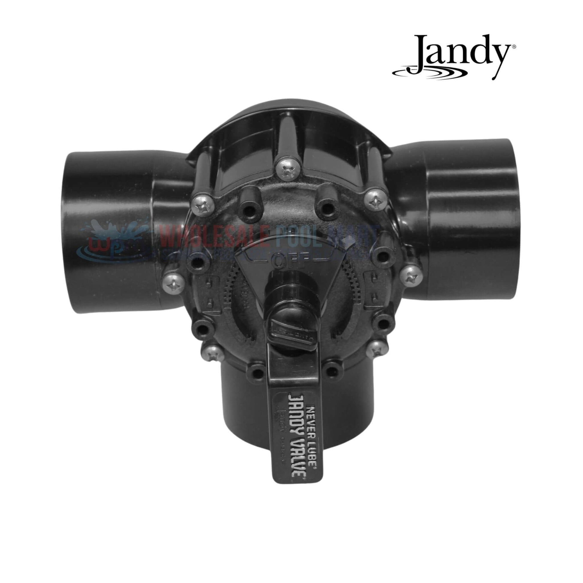 Jandy NeverLube 3 Port Diverter Valve 4719, durable CPVC, efficient flow for pools, Wholesale Pool Mart WPM