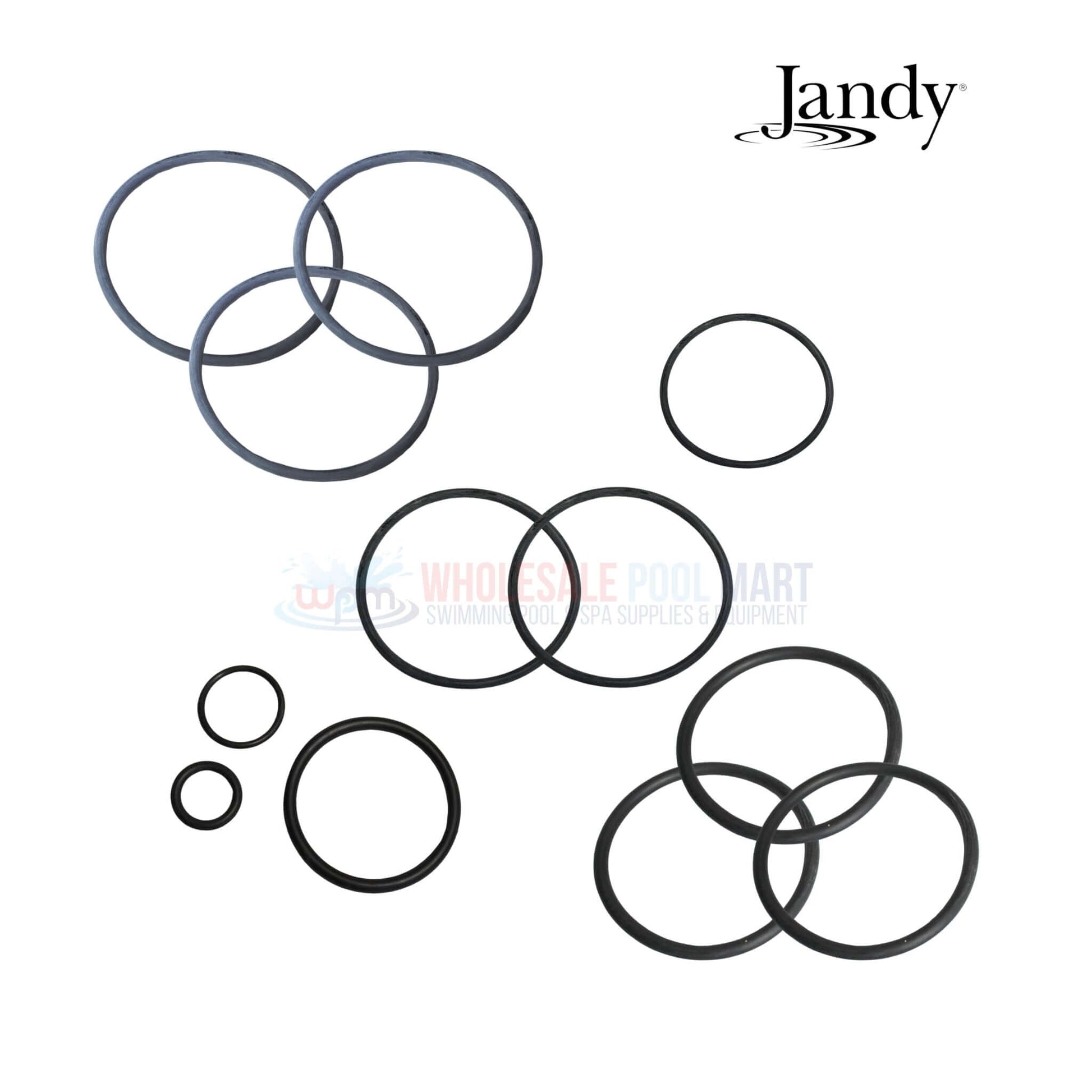 Jandy O-Ring Kit for DEV and DEL Filters, R0358000. Wholesale Pool Mart WPM, maintenance, leak-free seal.