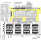 Jandy RS-PS4 AquaLink RS4 Control Board diagram - Wholesale Pool Mart WPM, retrofit guide for variable speed pumps.