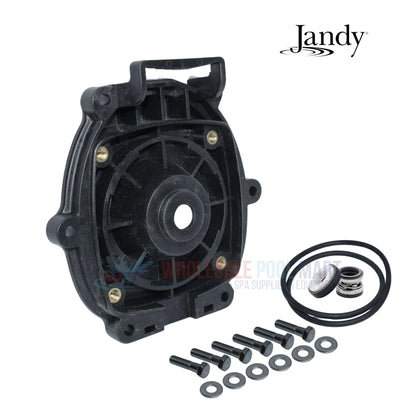 Jandy Backplate Kit for FloPro Pumps R0479500 from Wholesale Pool Mart WPM with seals and bolts for maintenance.