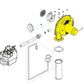 Jandy Blower Assembly Kit R0591100 diagram with components from Wholesale Pool Mart WPM for JXI Heaters.