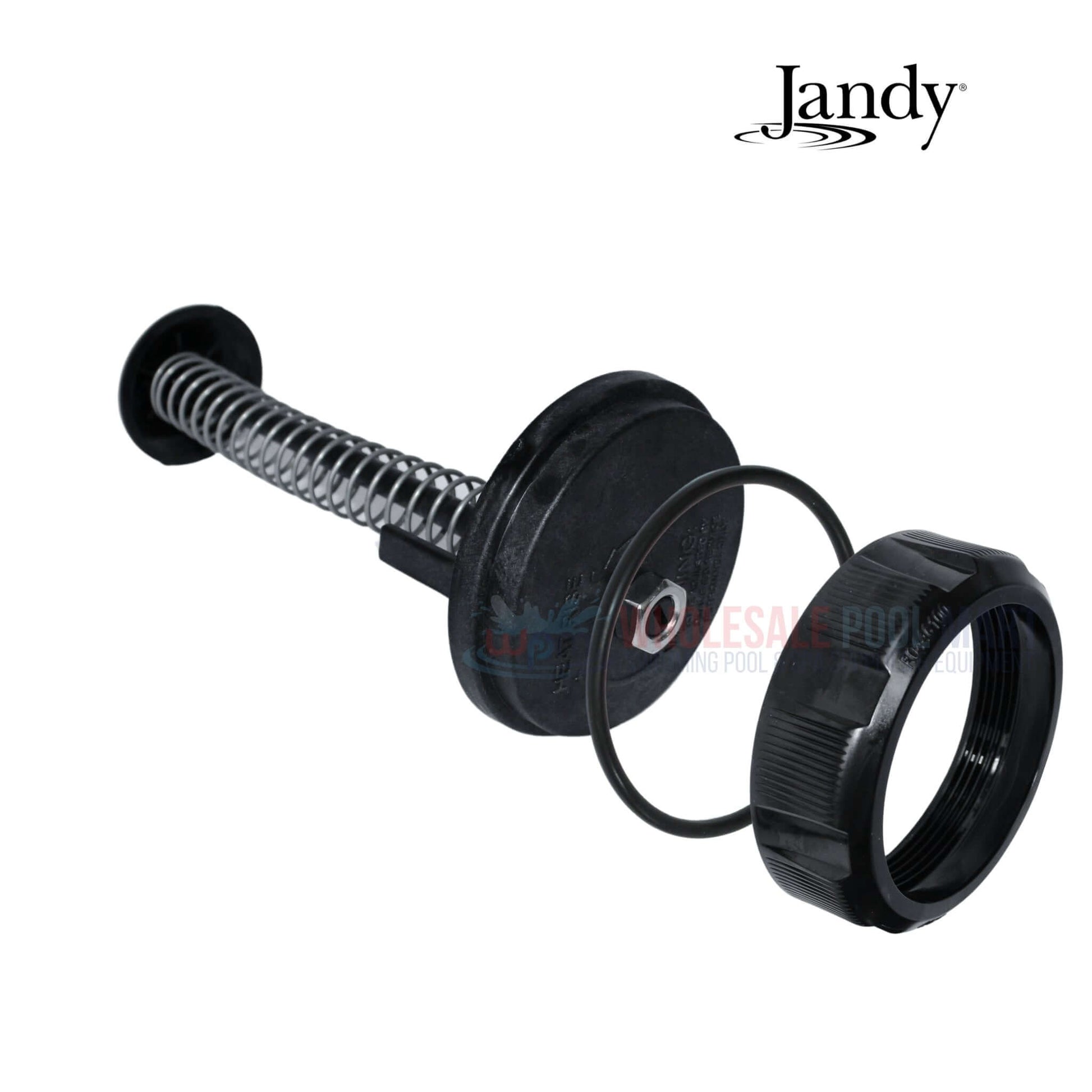 Jandy bypass assembly for LXi heaters with spring, O-ring, and locking ring from Wholesale Pool Mart WPM.