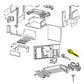 Jandy Bypass Assembly parts diagram for LXi heaters, Wholesale Pool Mart WPM, R0453700 components.