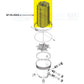 Diagram of Jandy DEV Series 48 sq. ft DE Filter Replacement Grids | 7 Large & 1 Partial | Wholesale Pool Mart WPM