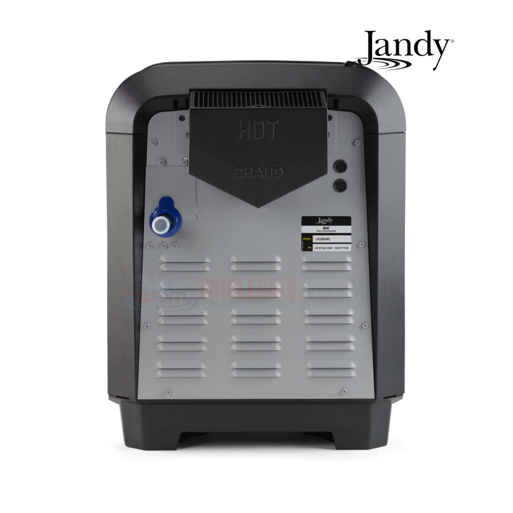 Jandy JXi 400N ASME Pool & Spa Heater with compact design, 399,000 BTU, from Wholesale Pool Mart WPM. SKU: JXI400NC.