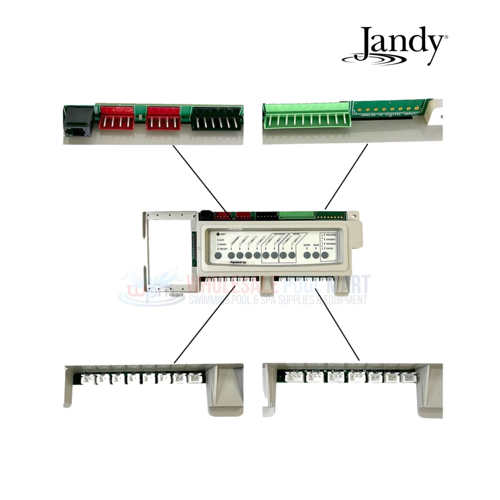 Jandy RS-PS4 AquaLink RS4 Control Board Retrofit Kit by Wholesale Pool Mart WPM for pool and spa upgrades.