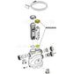 Diagram showing Jandy Small Collar with O-Ring R0502400 for Fusion Soft Salt Systems at Wholesale Pool Mart WPM.