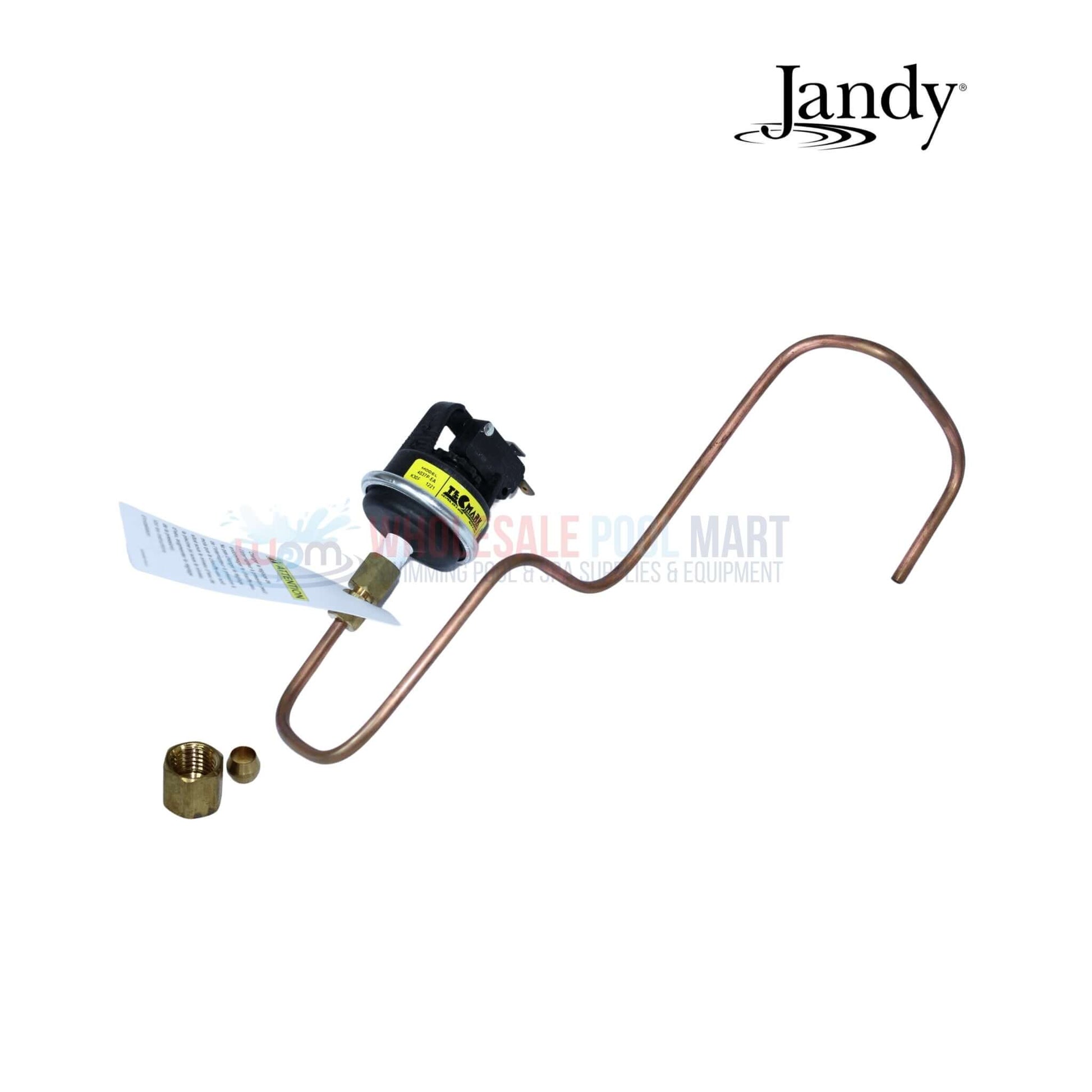 Jandy R0457000 Water Pressure Switch for LXi heaters at Wholesale Pool Mart WPM, essential for safe heater operation.
