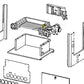 Exploded view of Jandy R0457000 water pressure switch parts for LXi heaters by Wholesale Pool Mart WPM