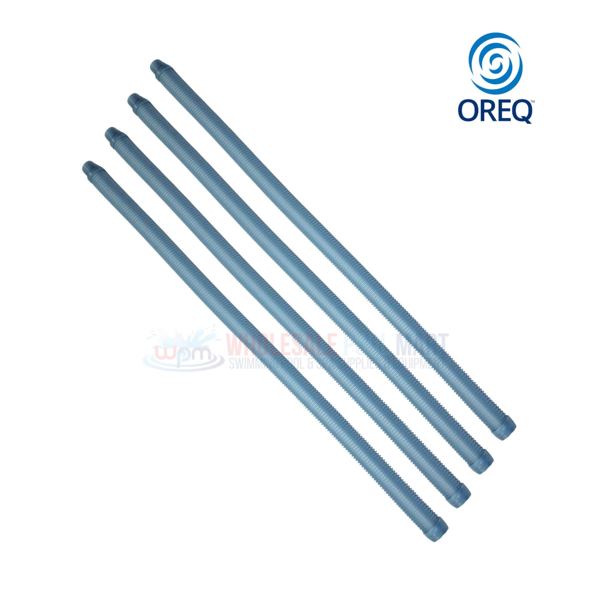 OREQ sectional connector hose for automatic pool cleaner vacuum in blue, 4' ft. Available at Wholesale Pool Mart WPM.