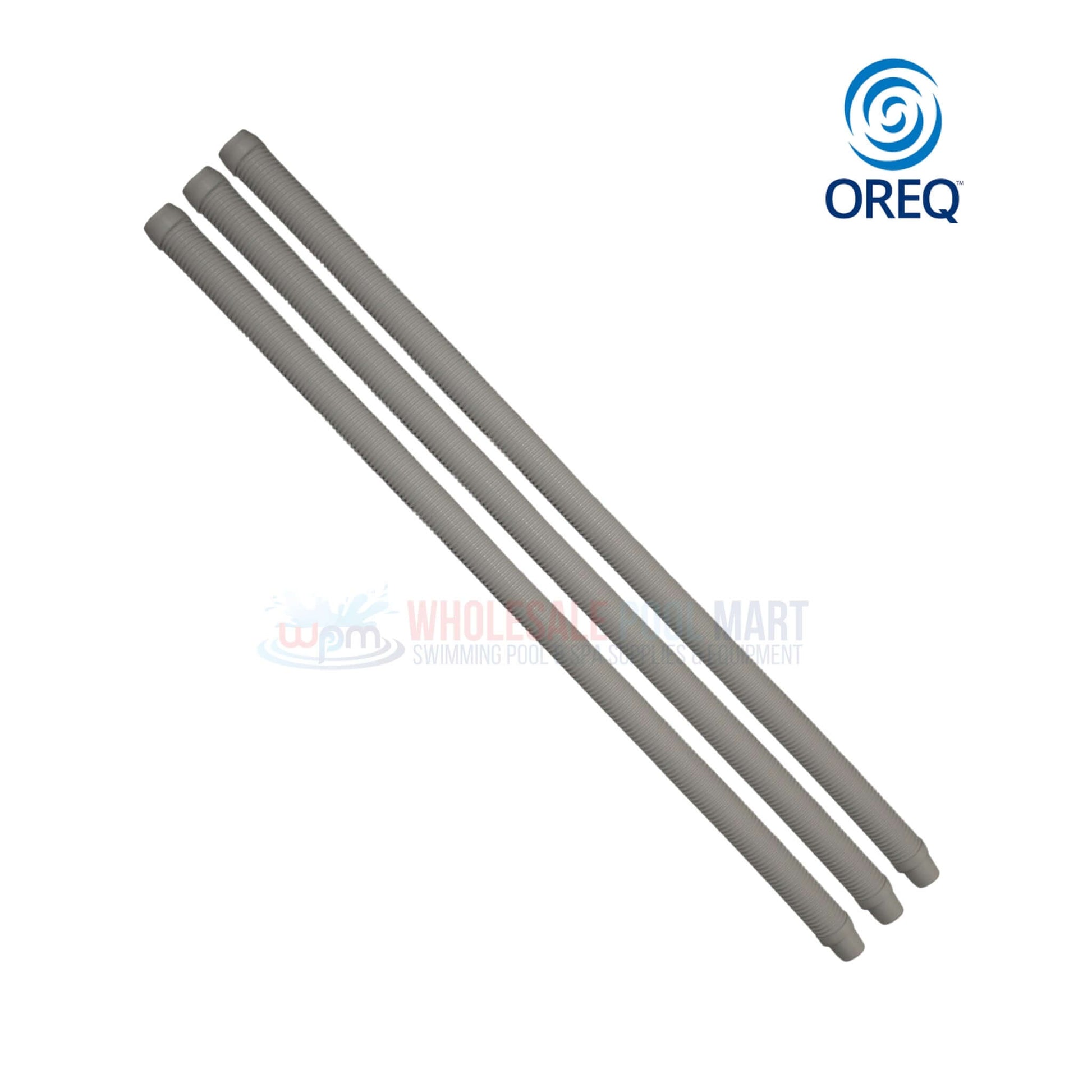 OREQ Sectional Connector Hose for Automatic Pool Cleaner Vacuum | 4' Ft | Wholesale Pool Mart WPM | Forest Gray