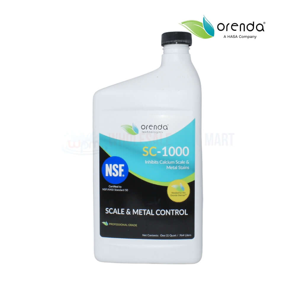 Orenda SC-1000 Scale and Metal Control 32 oz for pools, available at Wholesale Pool Mart WPM.