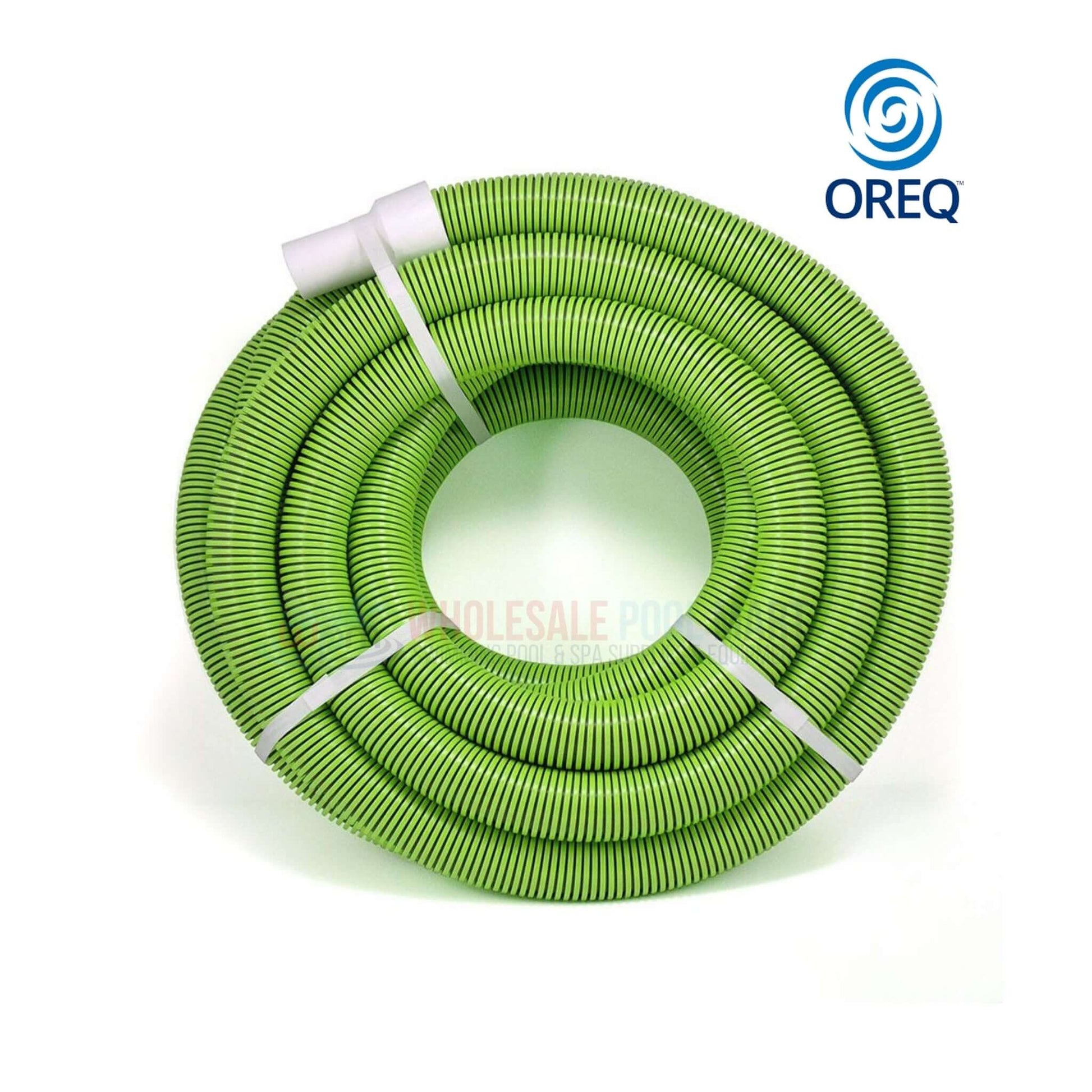 Oreq Pro Master Flex Pool Vacuum Hose 1.5 inch Green 45ft by Wholesale Pool Mart, durable with dual wall construction.