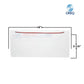 Oreq Skimmer Weir Gate 8" SW911 for pool maintenance, durable plastic, from Wholesale Pool Mart WPM.