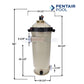 Pentair Clean & Clear Cartridge Filter dimensions, 200 sq ft filtration, available at Wholesale Pool Mart WPM.