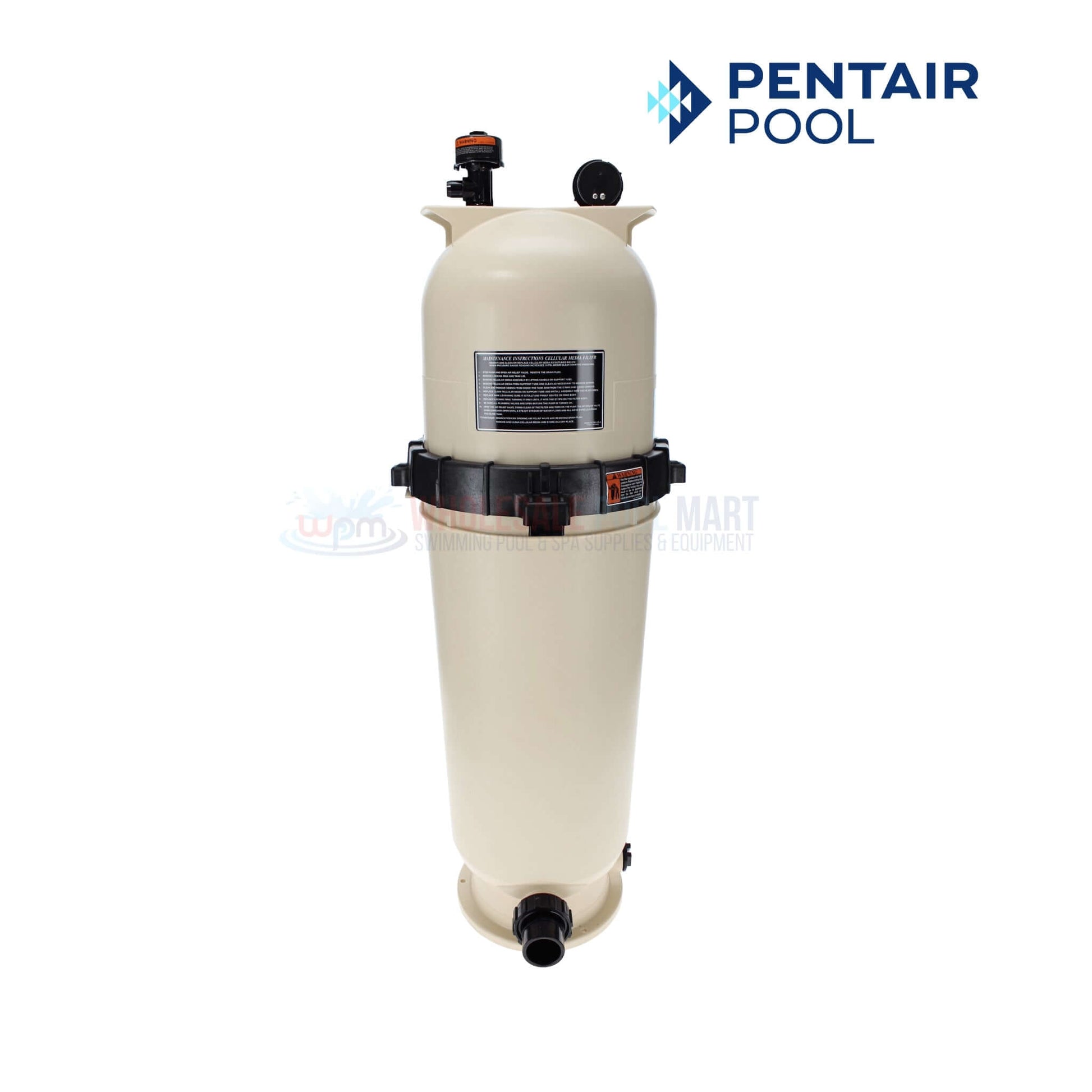 Pentair Clean & Clear Cartridge Filter 200 sq ft from Wholesale Pool Mart WPM for effective pool filtration.