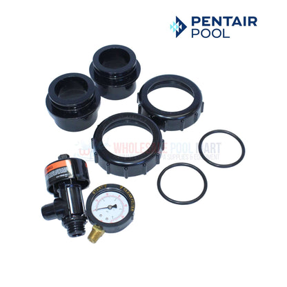 Pentair Clean and Clear Filter Parts Kit with air relief valve and union adapters from Wholesale Pool Mart (WPM).