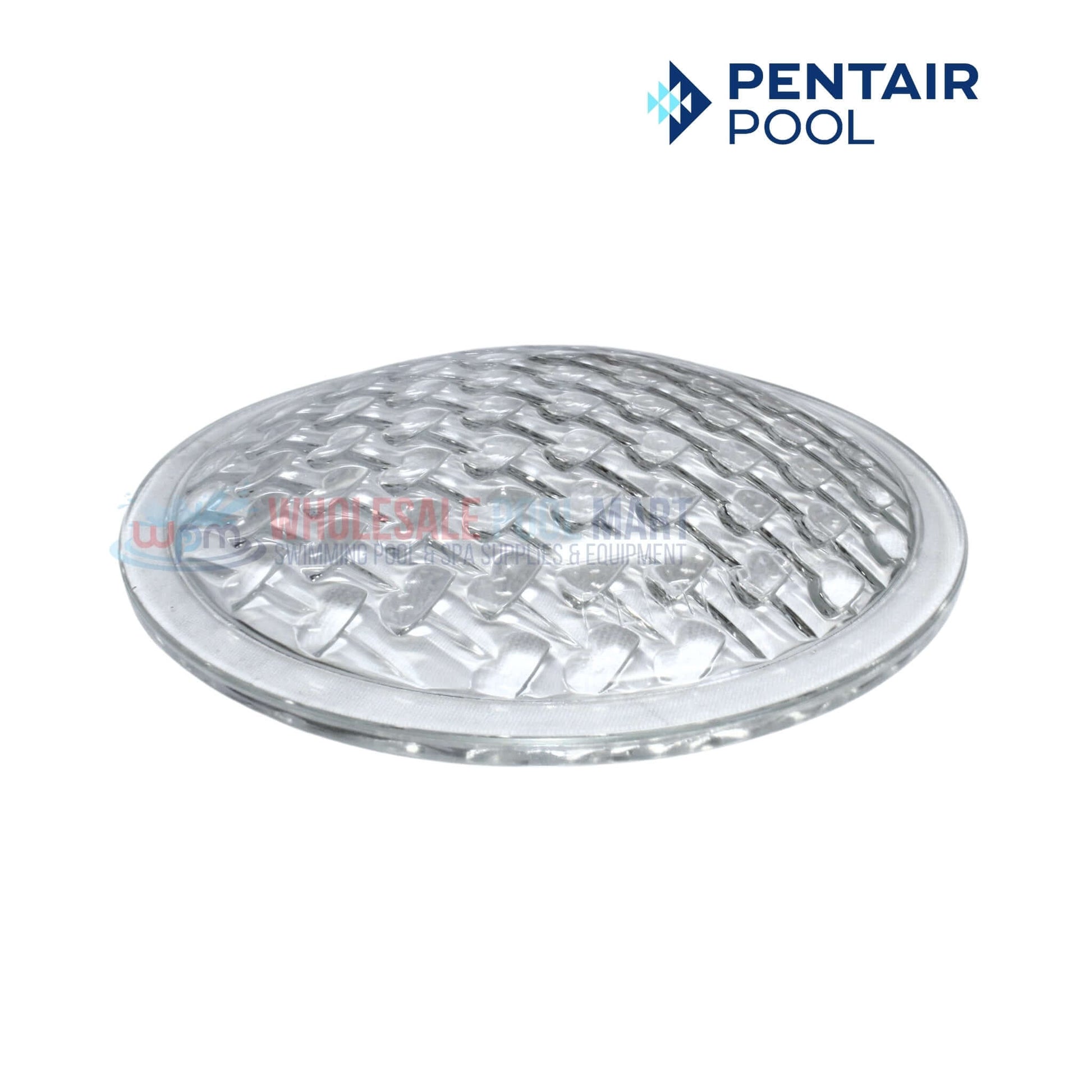 Pentair Clear Tempered Lens 79100100 for Amerlite and AmerQuartz lights, 8-3/8" diameter from Wholesale Pool Mart WPM.