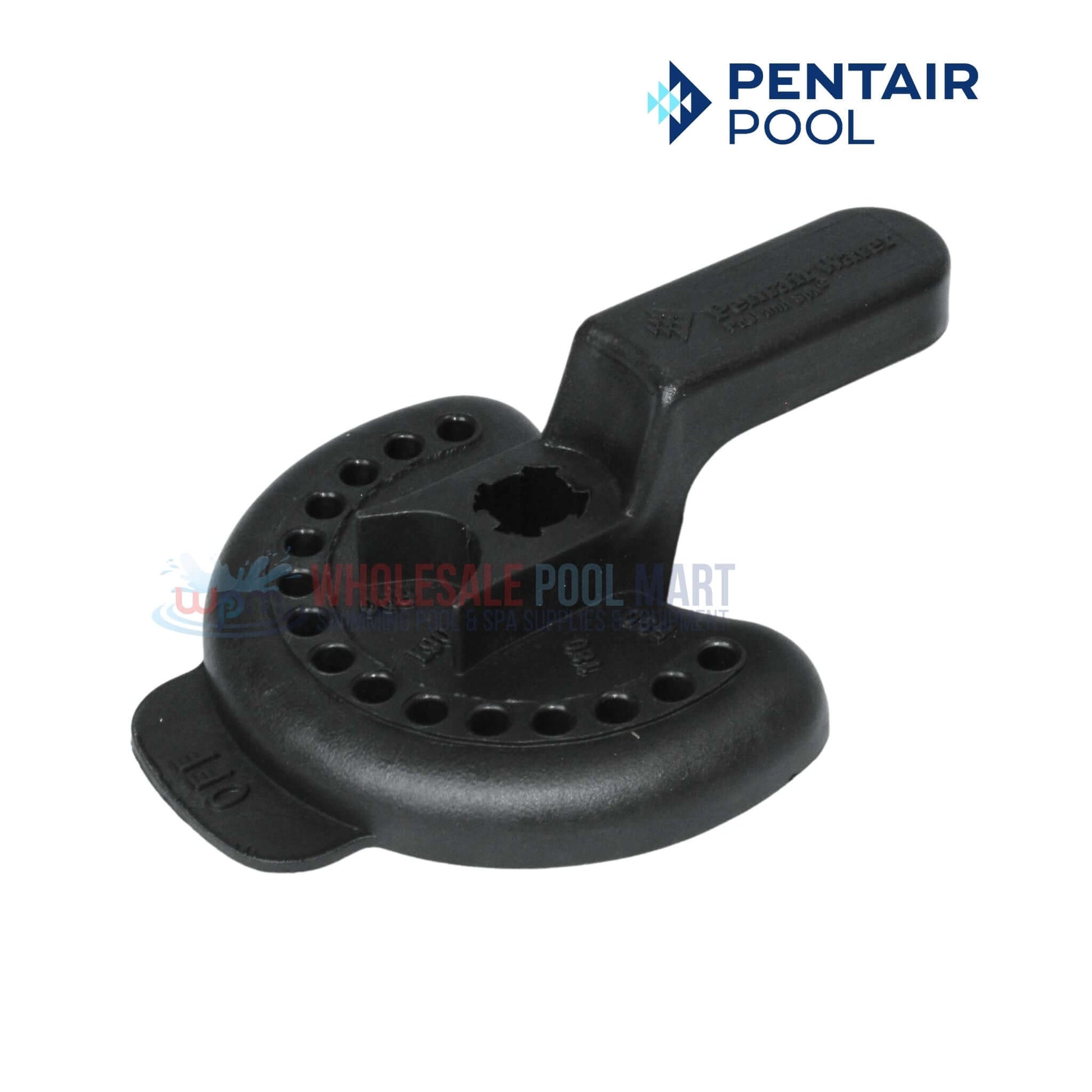 Pentair diverter valve handle for 2 and 3 way valves from Wholesale Pool Mart, model 270028, durable and precise water flow control.