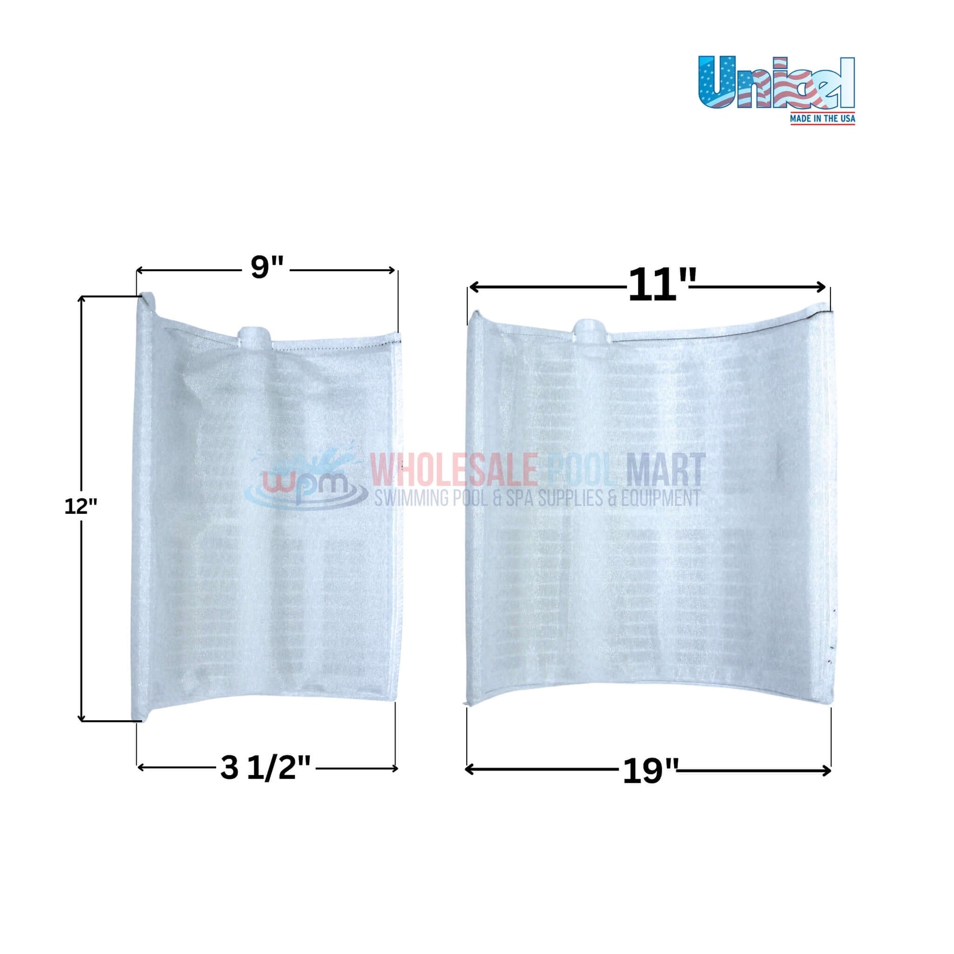 Pentair FNS DE Filter Replacement Grids from Wholesale Pool Mart WPM, 7 large & 1 partial grid, made in USA.