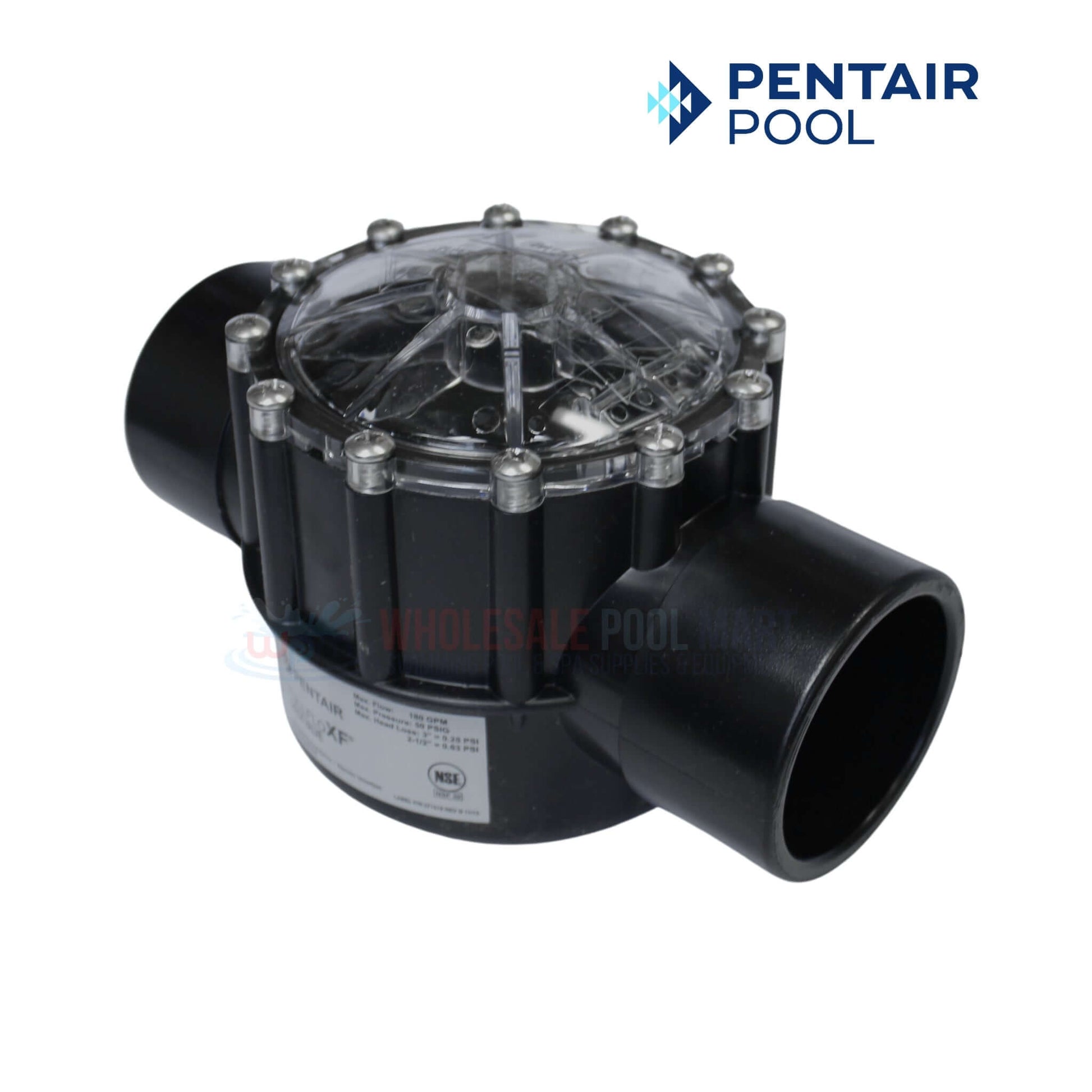 Pentair FullFloXF 2-Way Check Valve 263060 for pool systems, 2.5"-3" plumbing at Wholesale Pool Mart WPM.