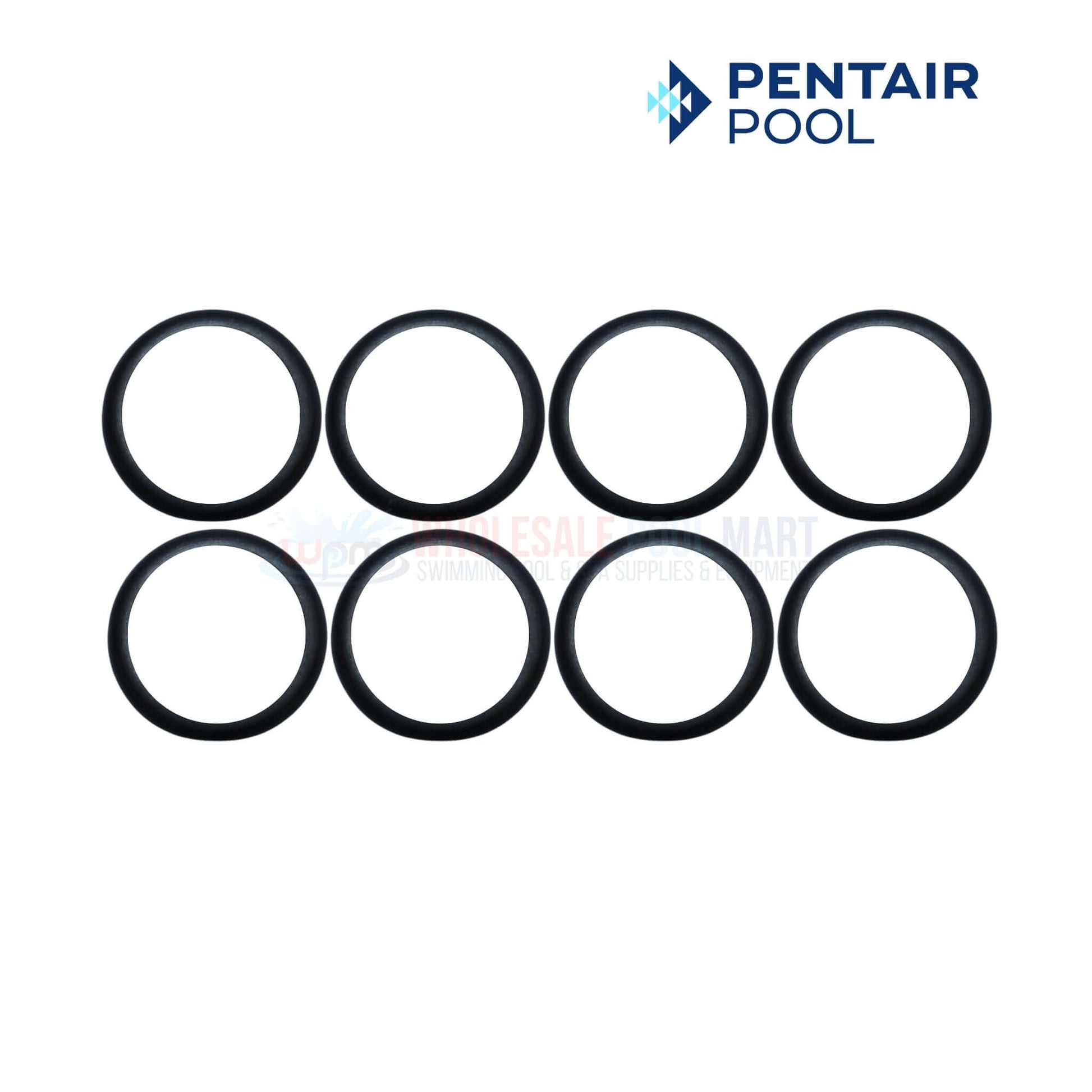 Pentair pool gaskets set of 8 for ETI 400 heaters | Wholesale Pool Mart | part number 475615 | durable heat exchanger seals.