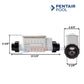Pentair IntelliChlor IC20 Cell Salt Chlorine Generator dimensions | Wholesale Pool Mart WPM
