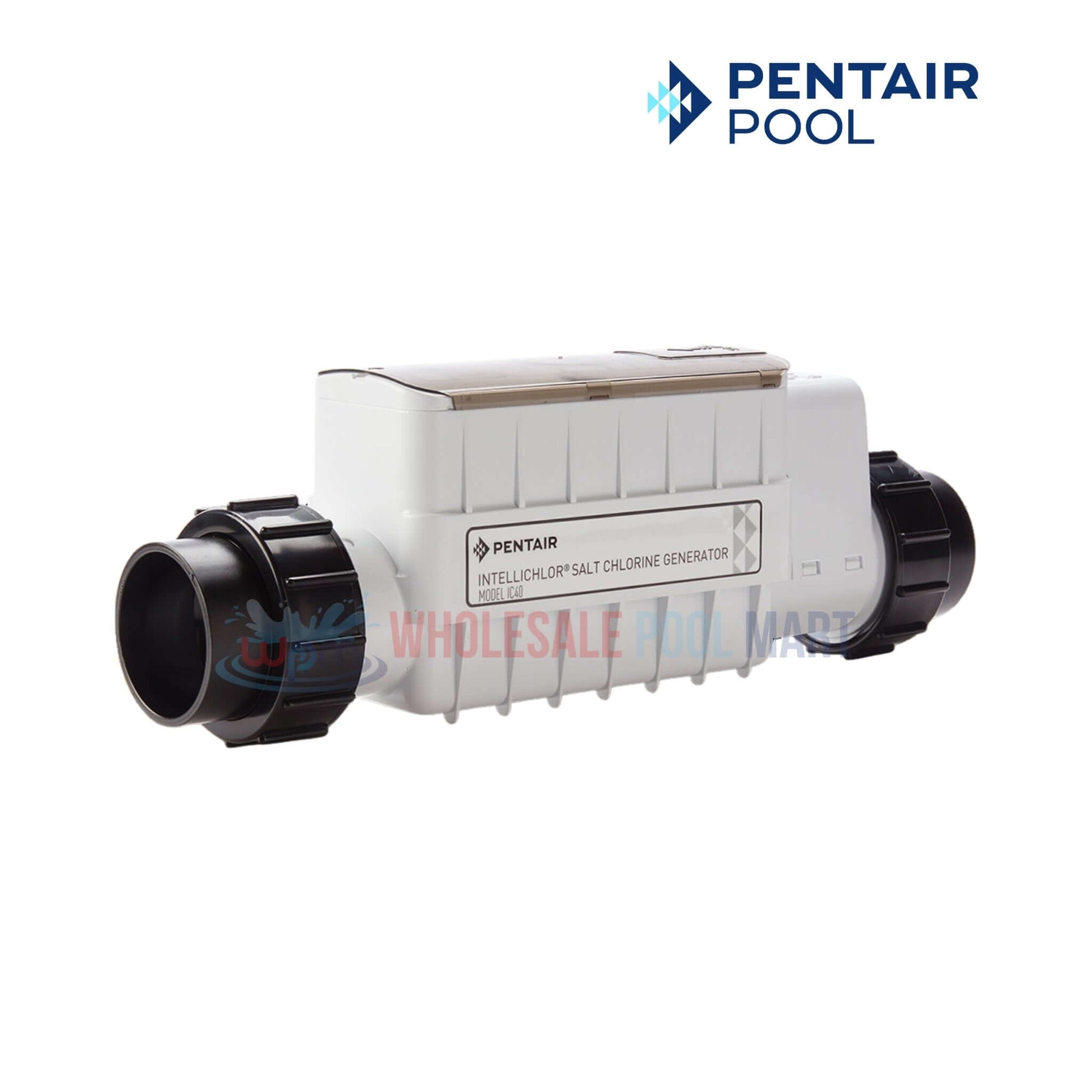 Pentair IntelliChlor IC40 Salt Chlorine Generator from Wholesale Pool Mart WPM, designed for easy, eco-friendly pool sanitation.