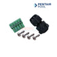 Pentair Keypad Relocation Kit 356904Z for IntelliFlo pumps, including screws and connectors from Wholesale Pool Mart WPM.