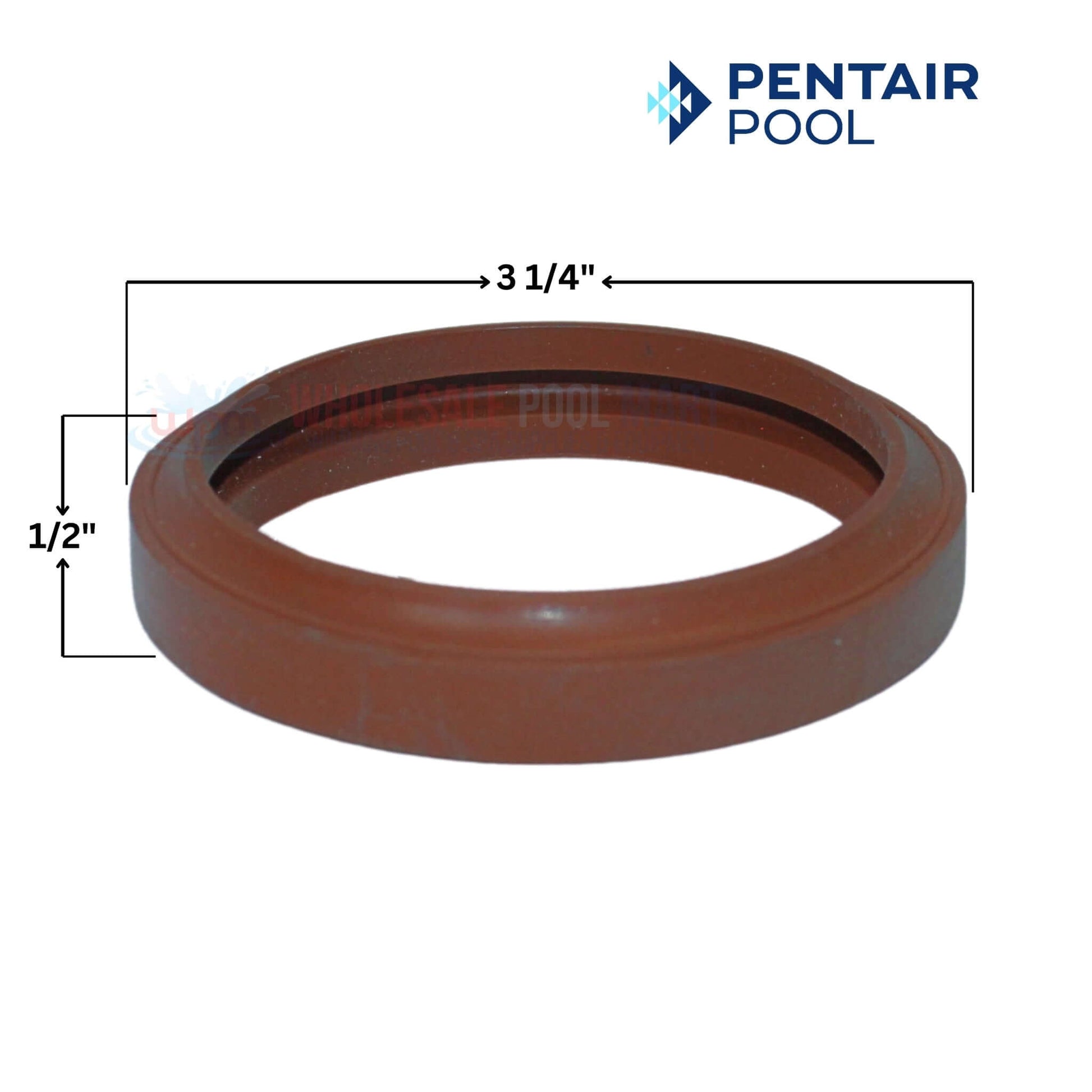 Pentair Lens Gasket 05601-0014 3 1/4" diameter for Sta-Rite SunLite lights by Wholesale Pool Mart WPM.