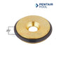 Pentair Pool brass washer with black rubber seal, measures .271 inches, available at Wholesale Pool Mart (WPM).