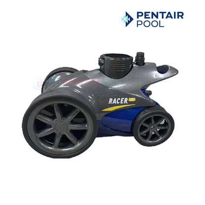 Pentair Racer Pressure Side Cleaner Complete Head Only unit, grey and blue design from Wholesale Pool Mart WPM.