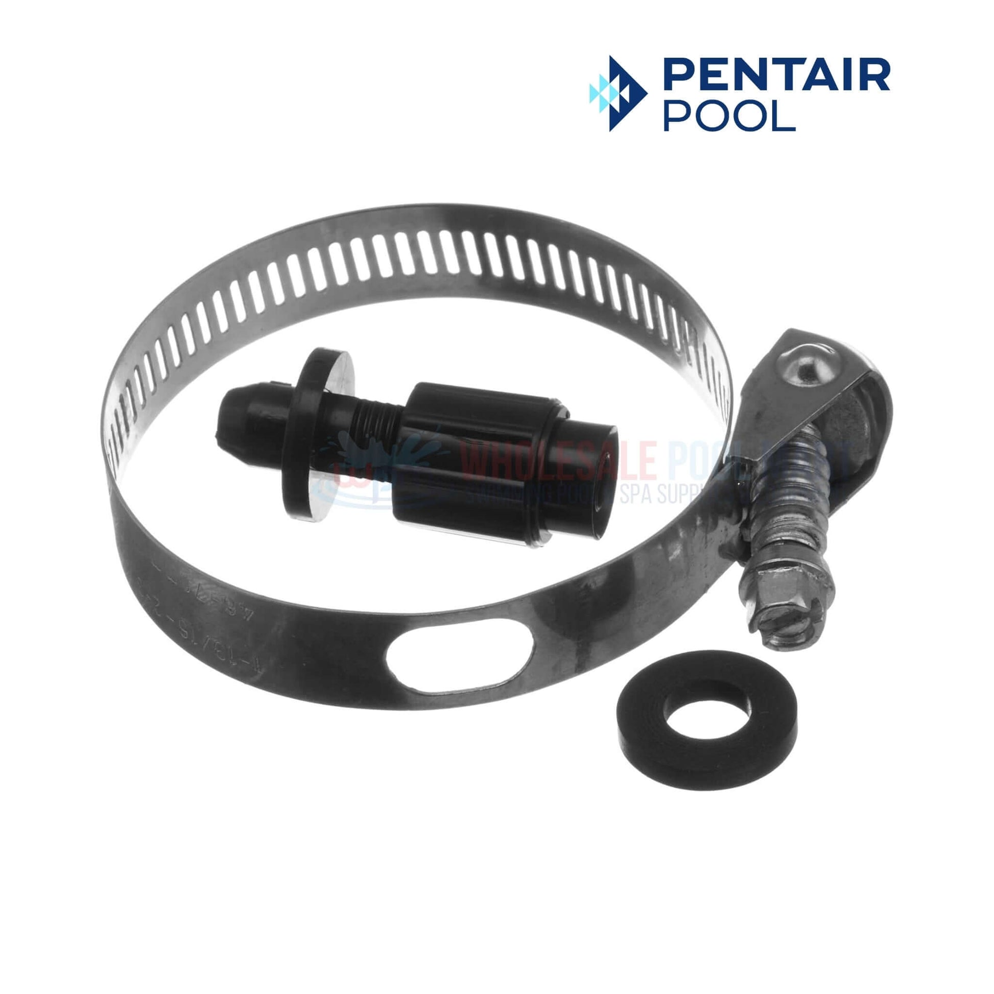 Pentair Saddle Clamp Kit 200013 includes clamp, fitting, and gasket for Rainbow 300/320. Wholesale Pool Mart WPM.