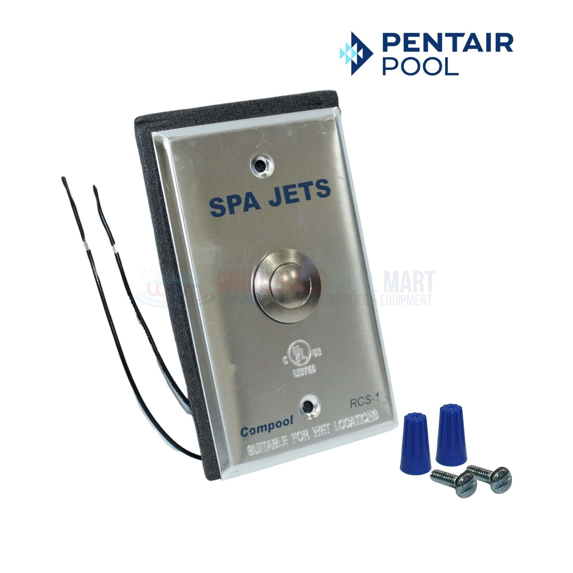 Pentair Spa Jet Switch RCS1 for remote control of spa jets, compatible with IntelliTouch, EasyTouch. Wholesale Pool Mart WPM.