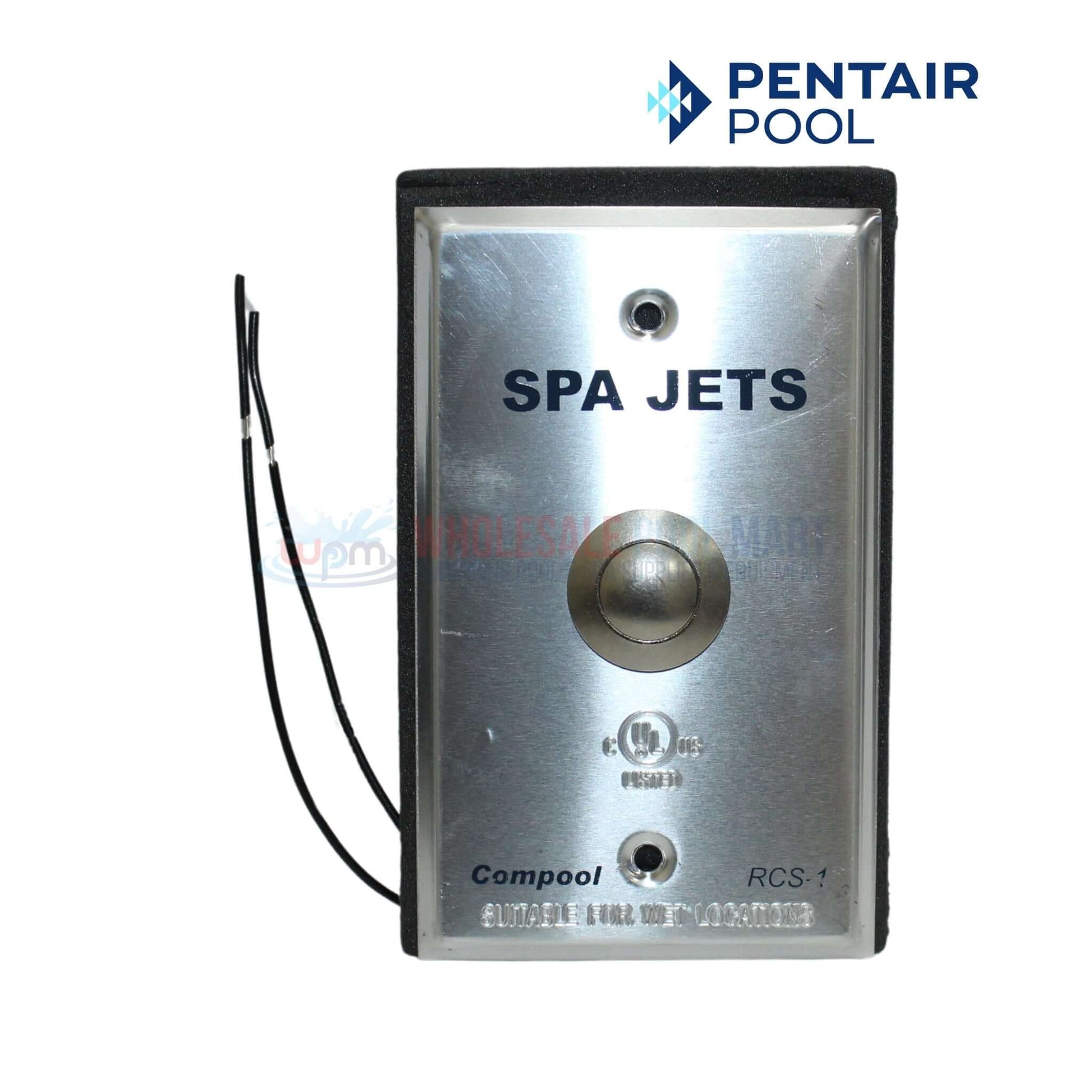 OEM Pentair Spa Jet Switch RCS1 for IntelliTouch, EasyTouch. Available at Wholesale Pool Mart WPM.