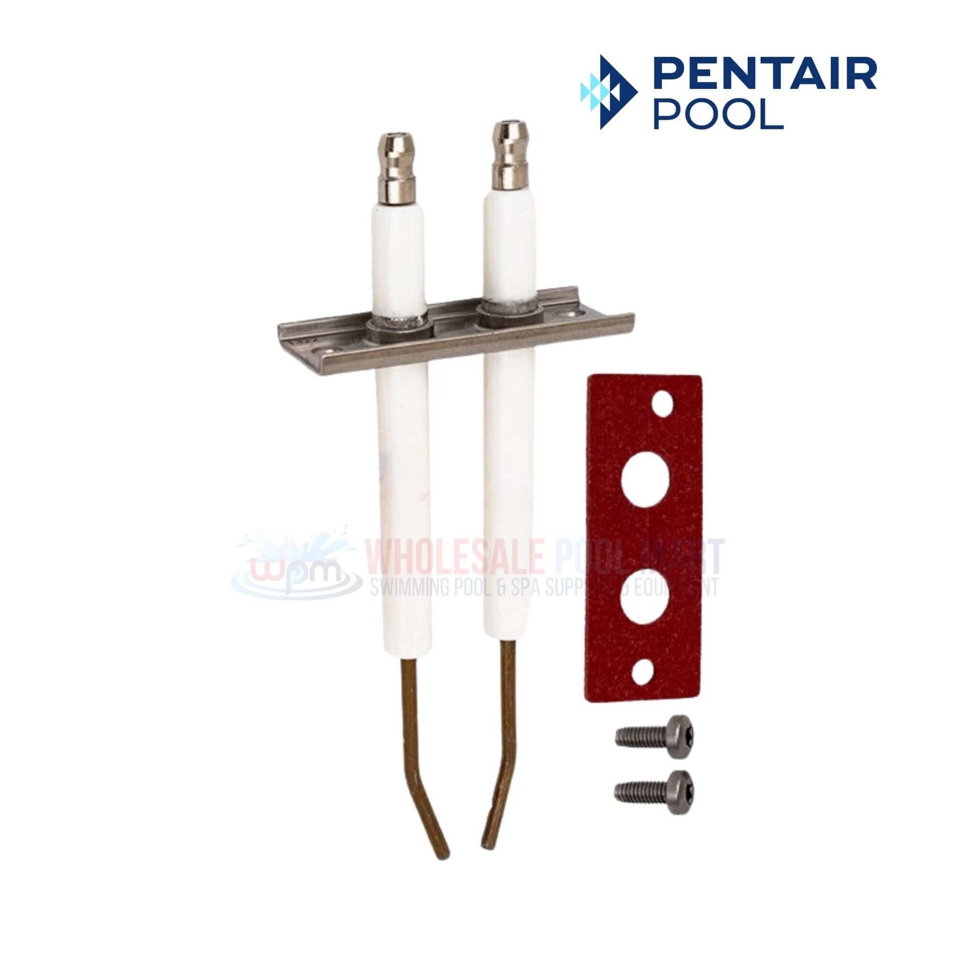 Pentair Spark Electrodes for ETI 400 Gas Heater 476081Z by Wholesale Pool Mart WPM - Reliable ignition components.