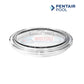 Pentair Strainer Lid 357227 for OptiFlo pumps from Wholesale Pool Mart WPM, clear replacement part for easy inspection.