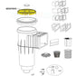 Pentair Admiral Skimmer Lid diagram, compatible with S20 and S15, part 85007400Z, from Wholesale Pool Mart WPM.
