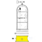 Pentair Base with Pipe Plugs WC104-78P diagram, essential for Posi-Flo filters, available at Wholesale Pool Mart WPM.