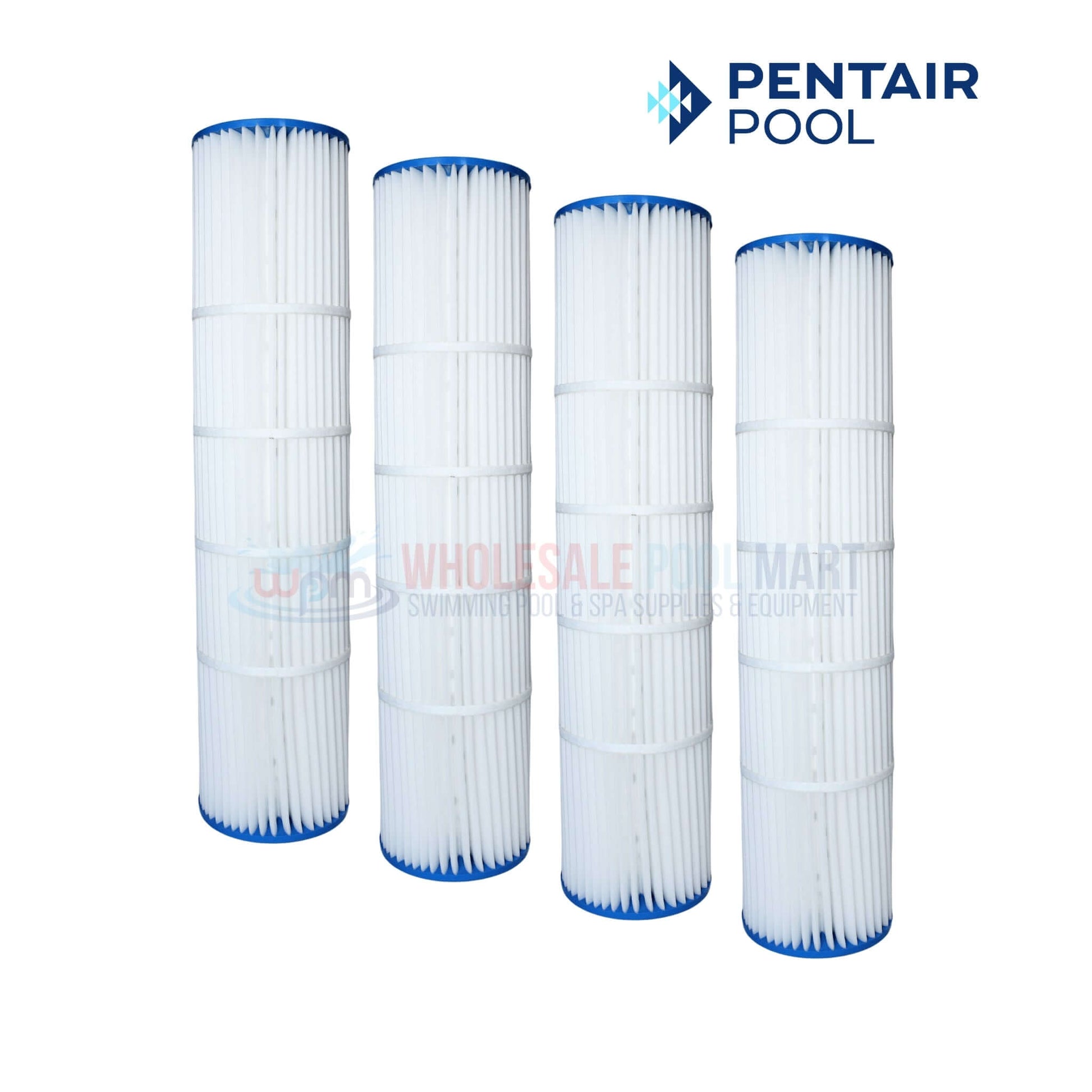 Pentair Pool Cartridge for Quad DE 80 Filters | 4 Pack | 178655 | Wholesale Pool Mart WPM | Durable & Efficient