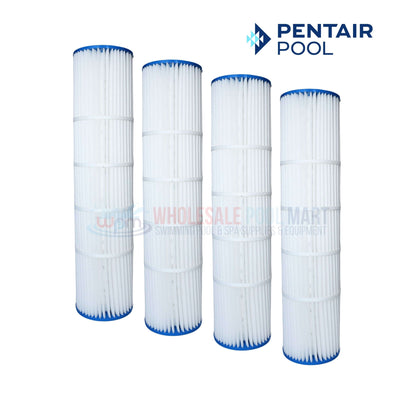 Pentair Pool Cartridge for Quad DE 80 Filters | 4 Pack | 178655 | Wholesale Pool Mart WPM | Durable & Efficient