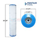 Pentair Cartridge for Quad DE 80 Filters dimensions, 26 5/8" long | Wholesale Pool Mart WPM | 4 pack 178655