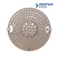 Pentair Lock Down Lid for Admiral Skimmers, Tan, OEM 85007430 from Wholesale Pool Mart, secure cover for pool filtration.