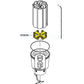 Pentair Manifold 073270Z for Purex Filters, 8 Hole, Wholesale Pool Mart WPM, replacement part diagram.
