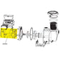 Exploded diagram of Pentair IntelliFlo 350105S motor replacement, Wholesale Pool Mart WPM.