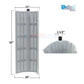 Pentair Purex DE filter replacement grids from Wholesale Pool Mart, 60 sq. ft. filtration, includes 8 grids, made in USA.