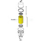 Pentair FG-1272 DE filter exploded view diagram, showcasing components; Wholesale Pool Mart WPM.