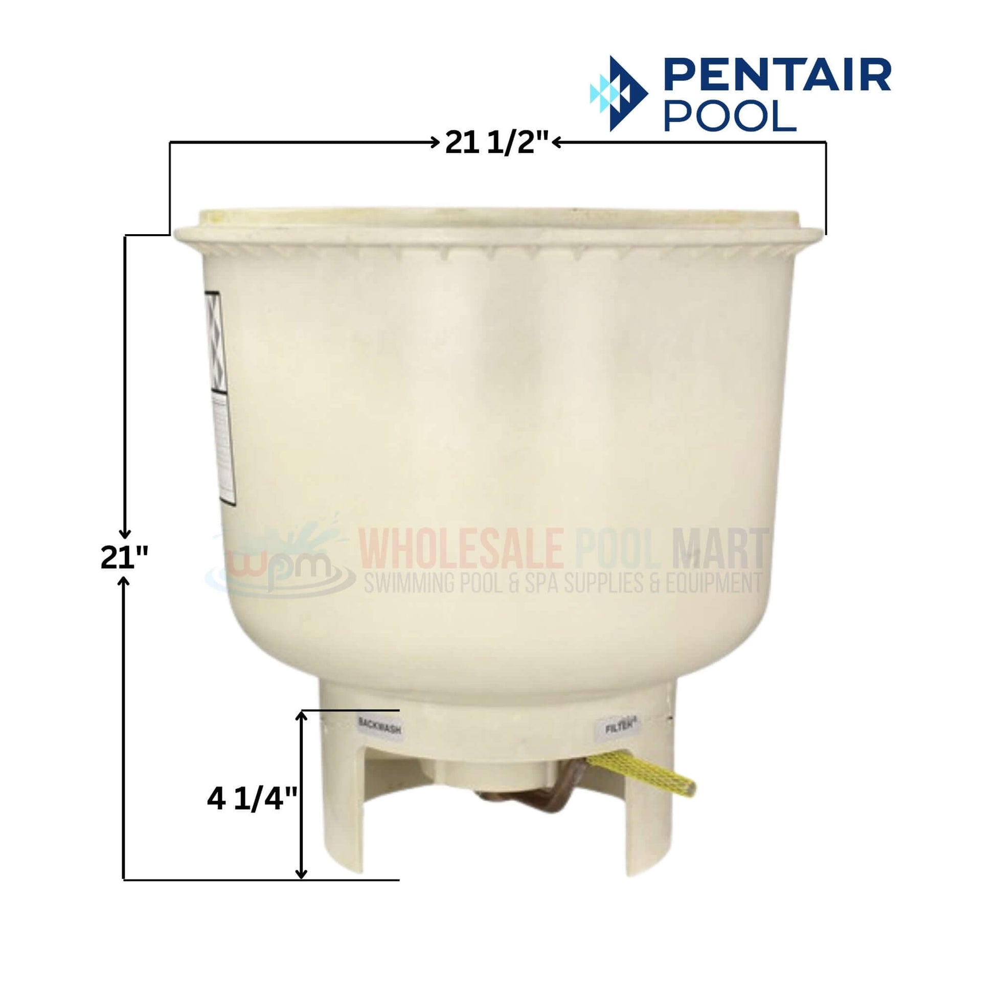 Pentair Tank Bottom 197130 for SMBW 4000 Series Filters from Wholesale Pool Mart WPM, durable and efficient.