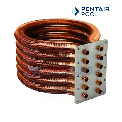 Pentair Tube Sheet Coil Assembly 77707-0234 for MasterTemp & Max-E-Therm 400 Heaters | Wholesale Pool Mart WPM