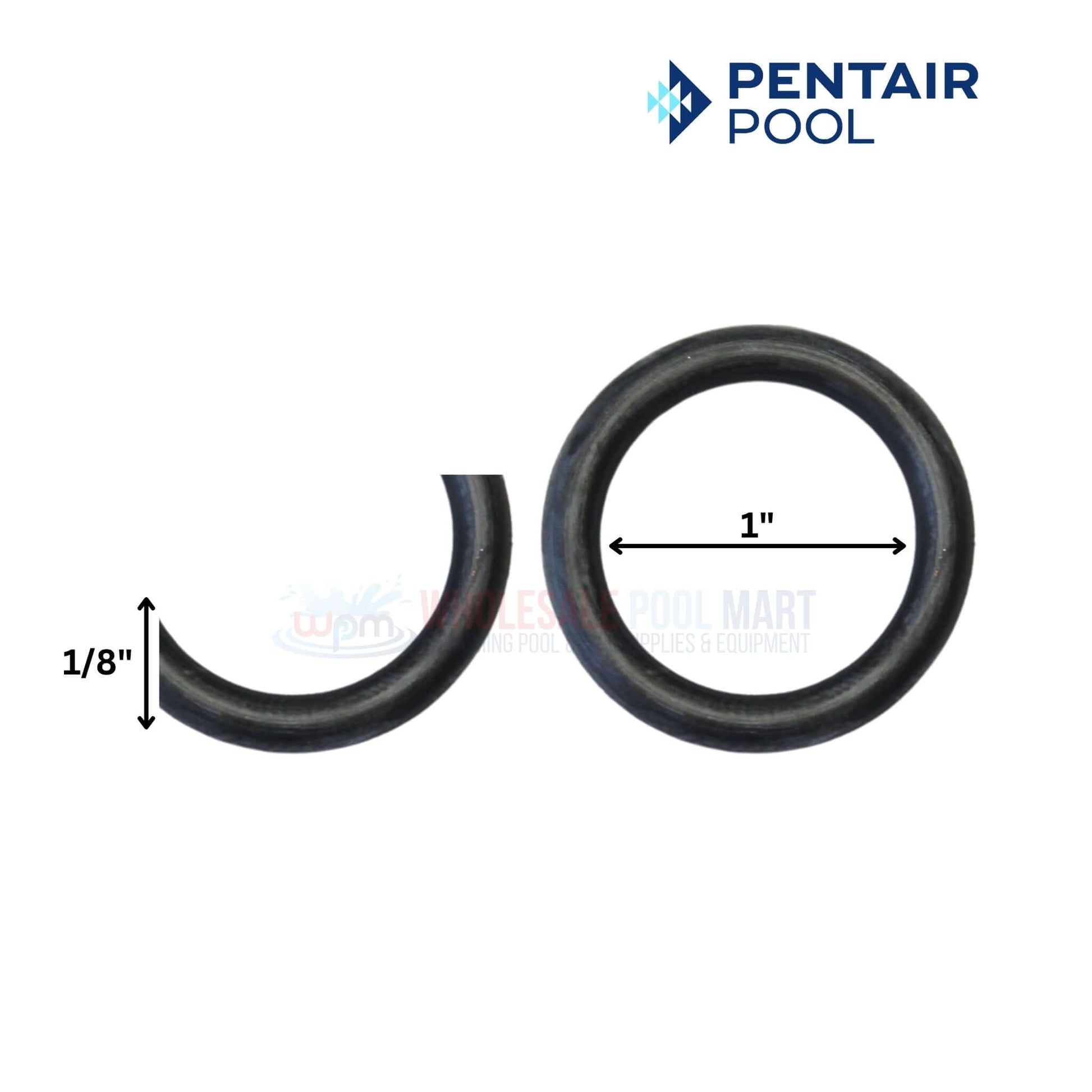 Pentair Coil Tube Sheet O-Ring Kit by Wholesale Pool Mart WPM - Includes 1 inch and 1/8 inch O-rings for secure sealing.